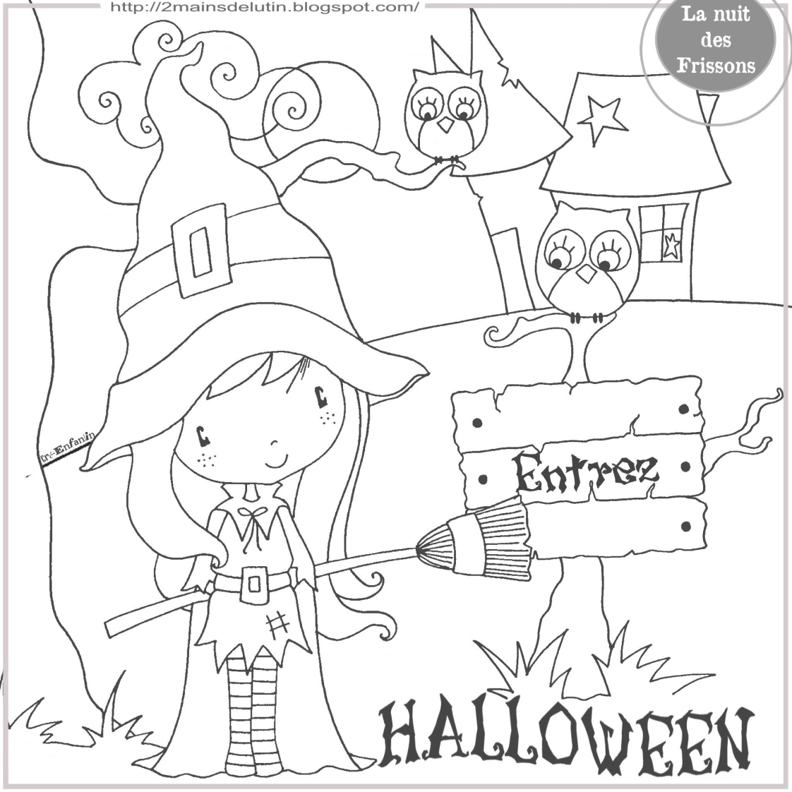 Coloring page: Witch (Characters) #108333 - Free Printable Coloring Pages