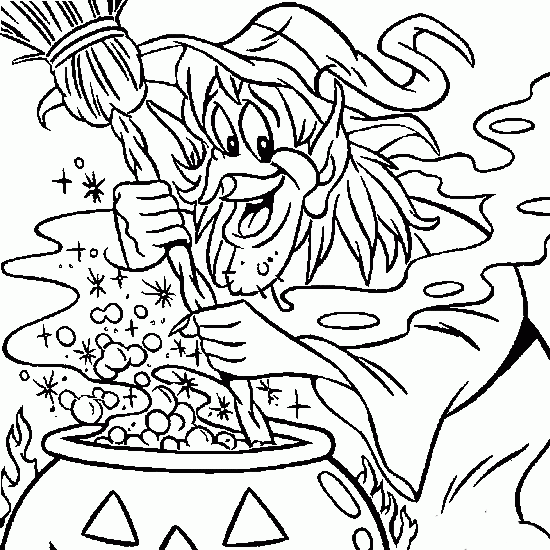 Coloring page: Witch (Characters) #108350 - Free Printable Coloring Pages