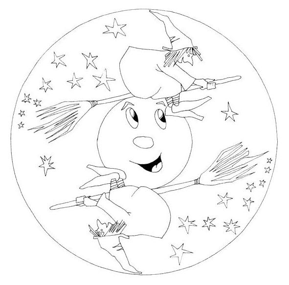 Coloring page: Witch (Characters) #108362 - Free Printable Coloring Pages