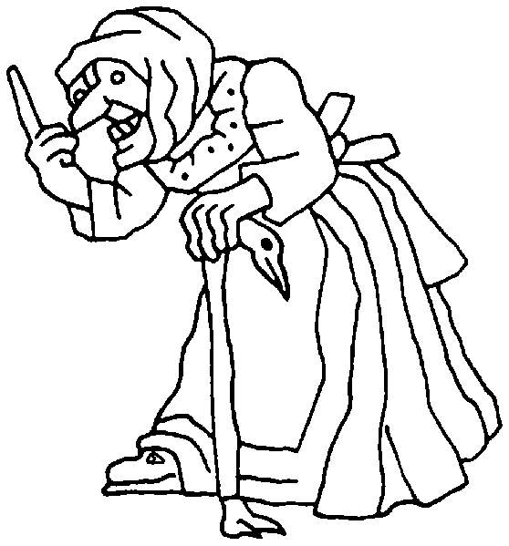 Coloring page: Witch (Characters) #108364 - Free Printable Coloring Pages