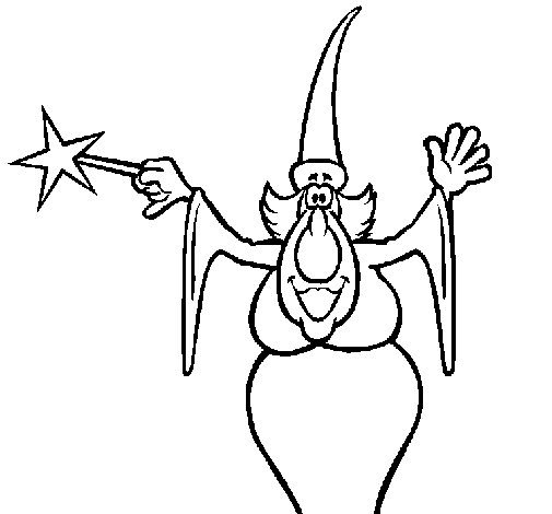 Coloring page: Witch (Characters) #108370 - Free Printable Coloring Pages