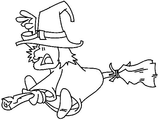 Coloring page: Witch (Characters) #108371 - Free Printable Coloring Pages