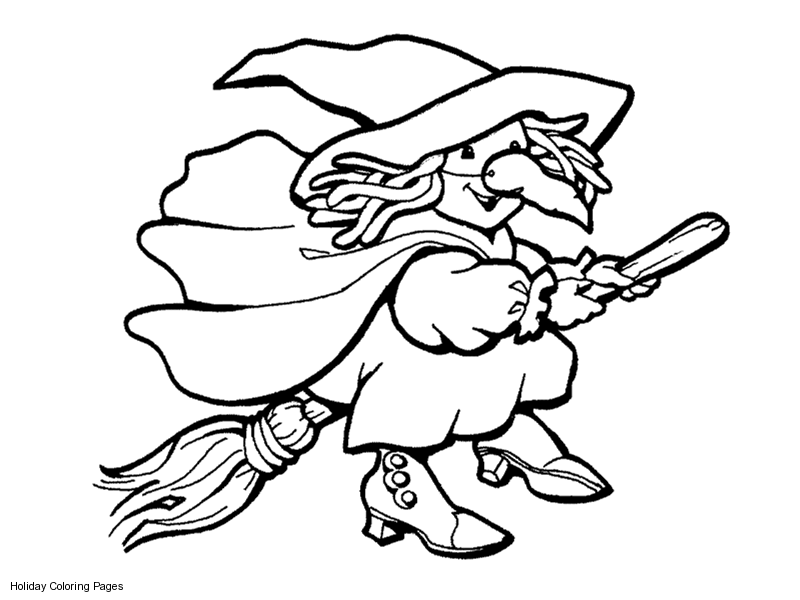 Coloring page: Witch (Characters) #108392 - Free Printable Coloring Pages