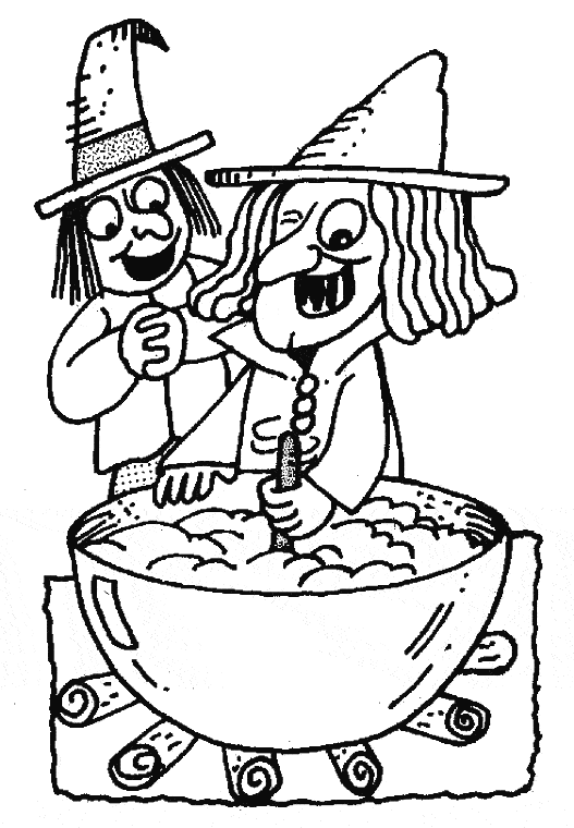 Coloring page: Witch (Characters) #108407 - Free Printable Coloring Pages