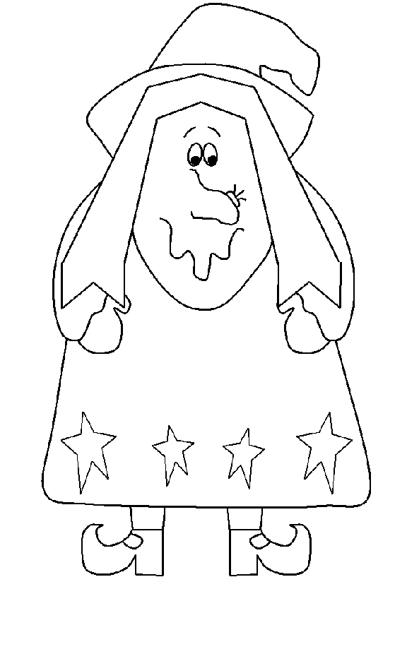 Coloring page: Witch (Characters) #108415 - Free Printable Coloring Pages