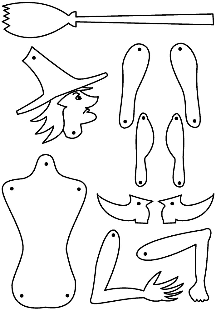 Coloring page: Witch (Characters) #108428 - Free Printable Coloring Pages