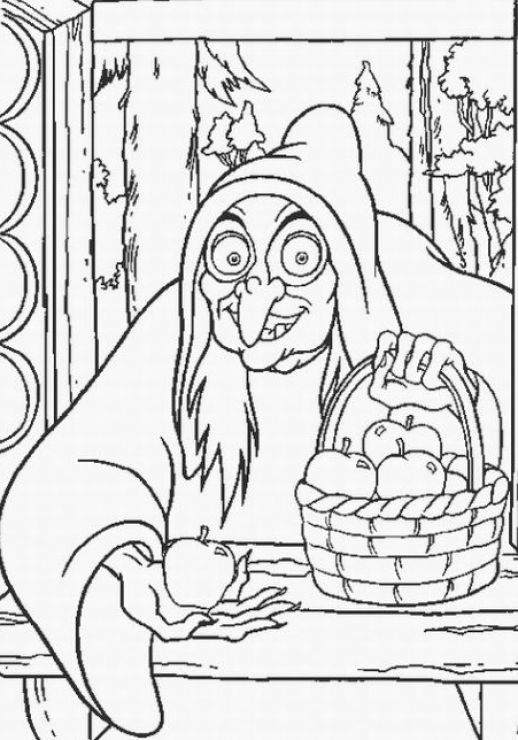 Coloring page: Witch (Characters) #108432 - Free Printable Coloring Pages