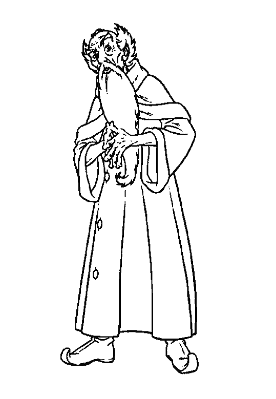 Coloring page: Wizard (Characters) #107969 - Free Printable Coloring Pages