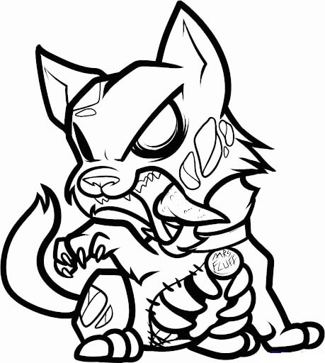 Free printable Zombie coloring page #172884 from Characters collection