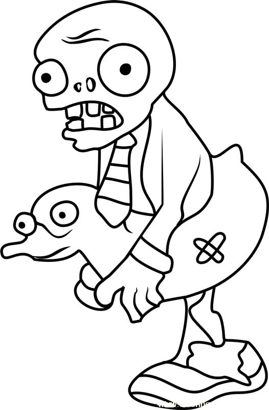 Free printable Zombie coloring page #172936 from Characters collection