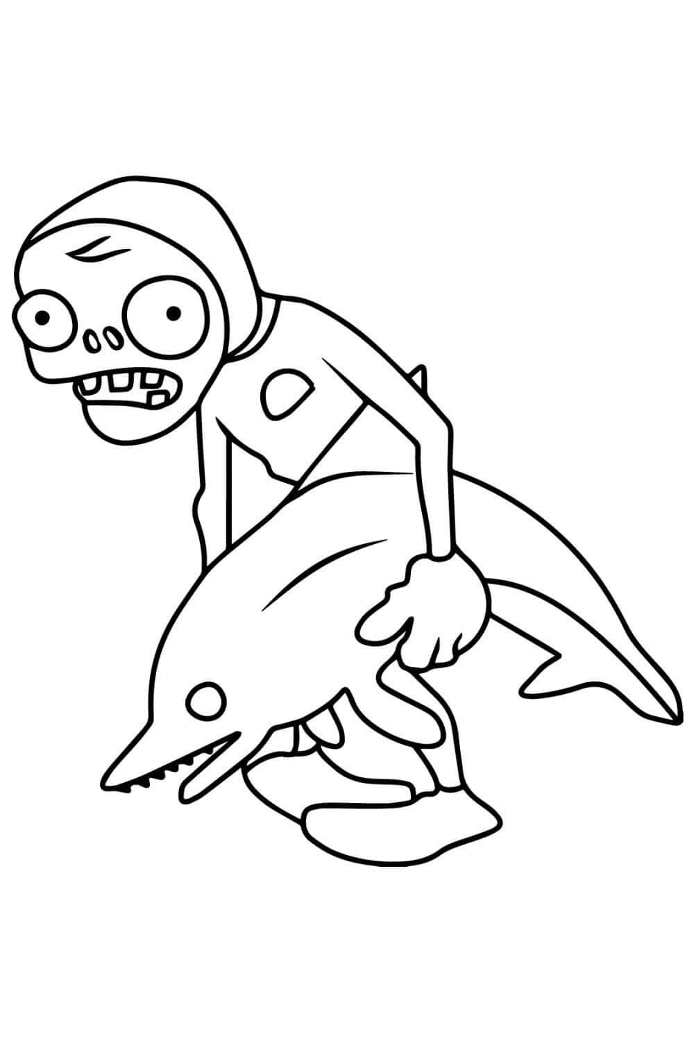Free printable Zombie coloring page #172937 from Characters collection