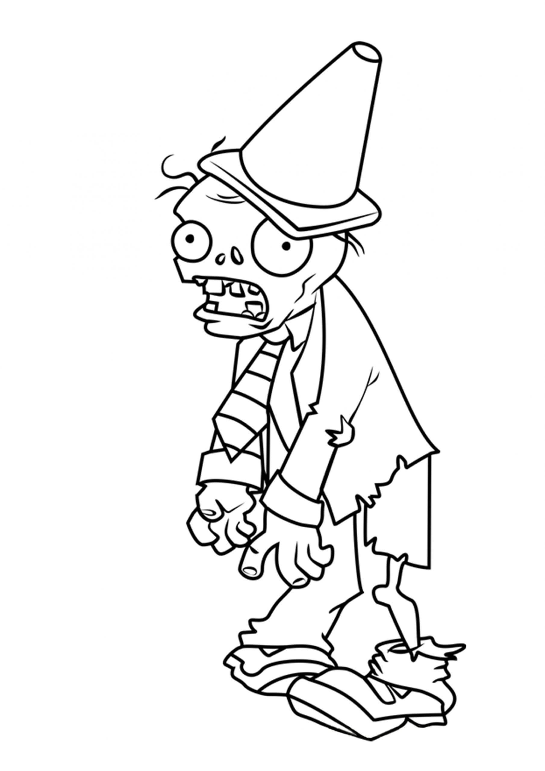 Free printable Zombie coloring page #172939 from Characters collection