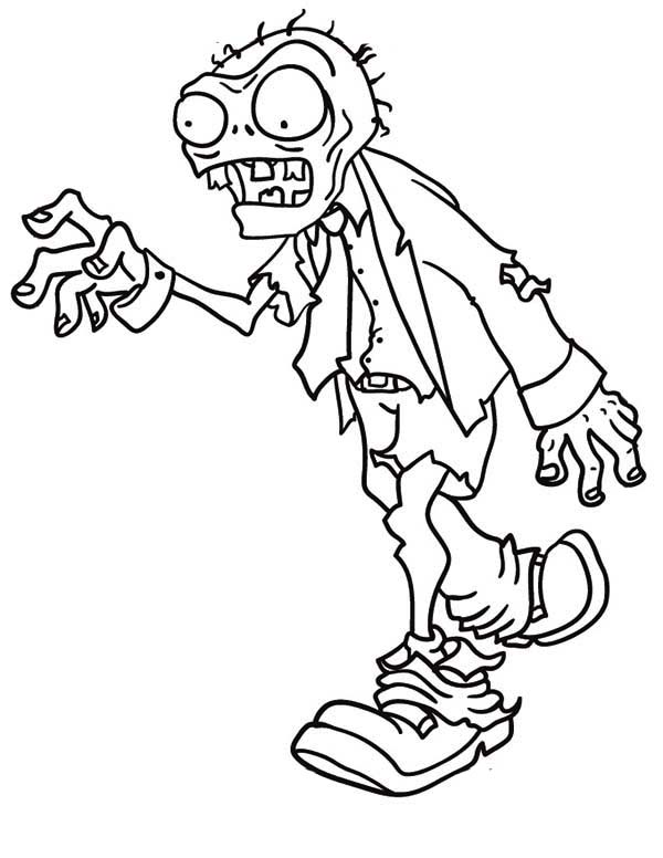 Coloring page: Zombie (Characters) #85556 - Free Printable Coloring Pages
