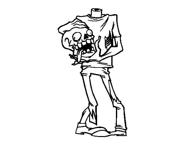 Coloring page: Zombie (Characters) #85571 - Free Printable Coloring Pages