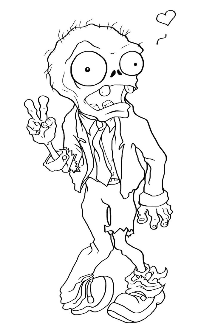 Coloring page: Zombie (Characters) #85573 - Free Printable Coloring Pages