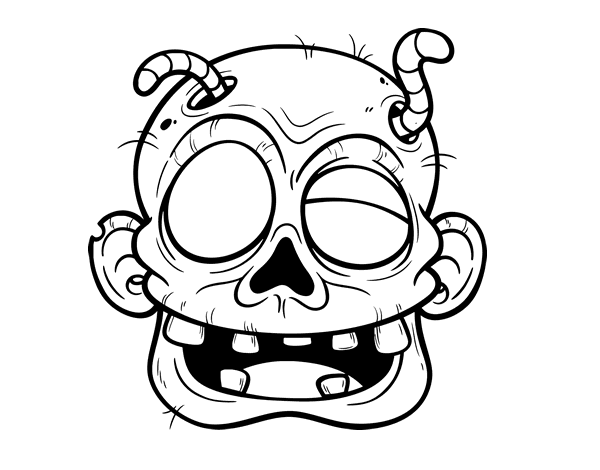 Coloring page: Zombie (Characters) #85575 - Free Printable Coloring Pages