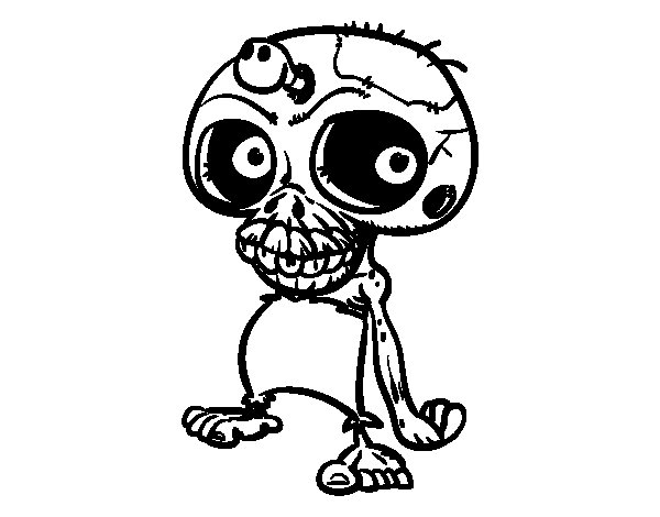 Coloring page: Zombie (Characters) #85592 - Free Printable Coloring Pages