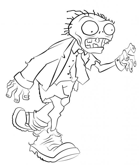 Coloring page: Zombie (Characters) #85601 - Free Printable Coloring Pages