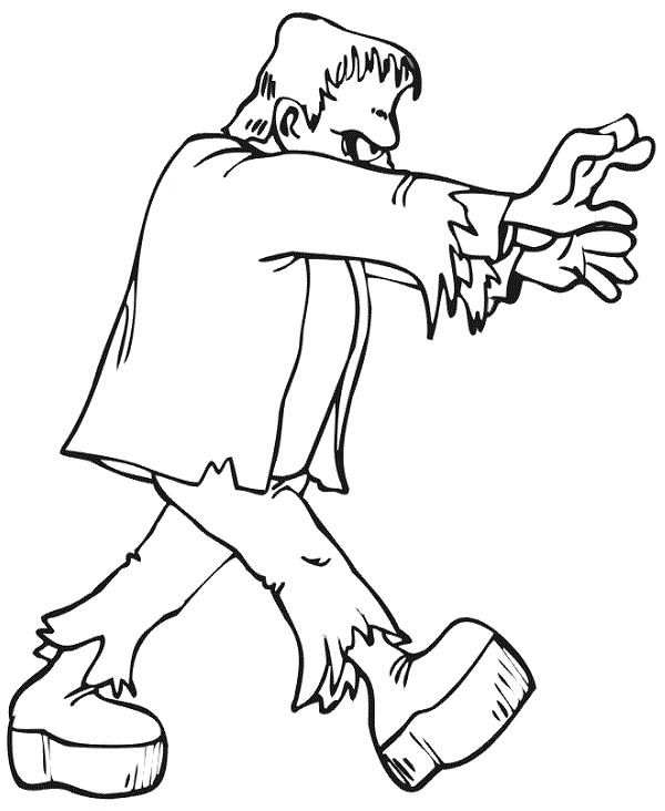 Coloring page: Zombie (Characters) #85608 - Free Printable Coloring Pages