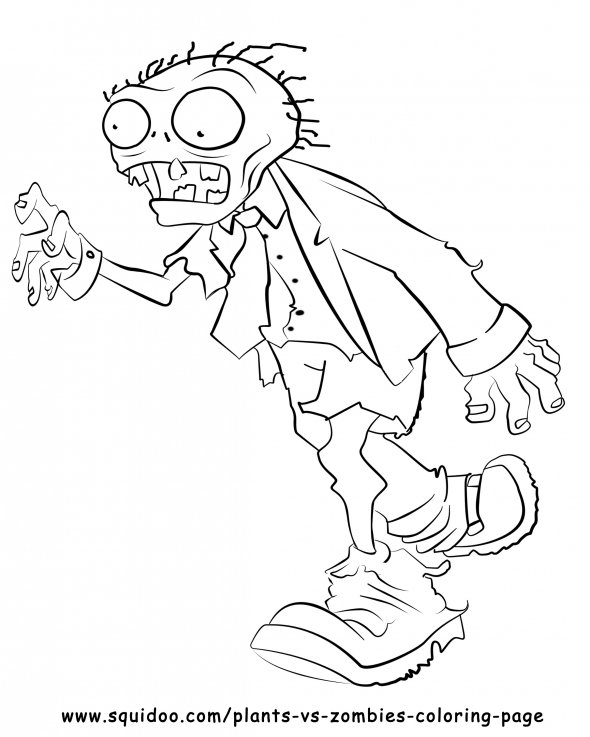 Coloring page: Zombie (Characters) #85620 - Free Printable Coloring Pages