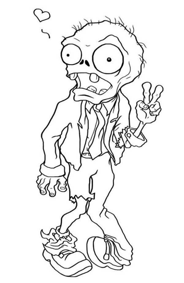 Coloring page: Zombie (Characters) #85625 - Free Printable Coloring Pages