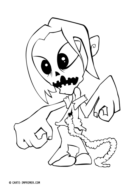 Coloring page: Zombie (Characters) #85701 - Free Printable Coloring Pages