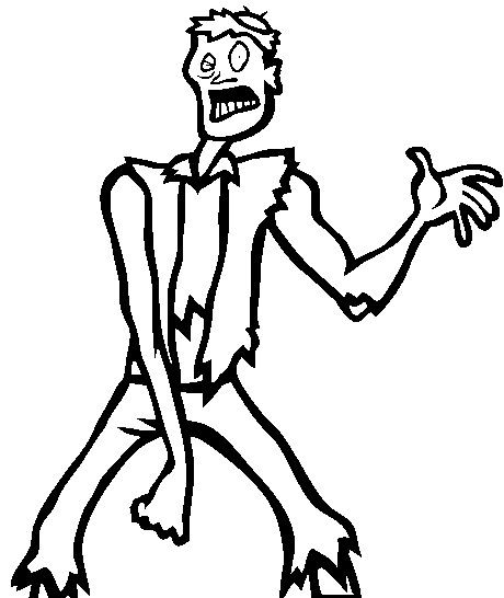 Coloring page: Zombie (Characters) #85723 - Free Printable Coloring Pages