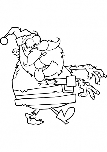 Coloring page: Zombie (Characters) #85725 - Free Printable Coloring Pages