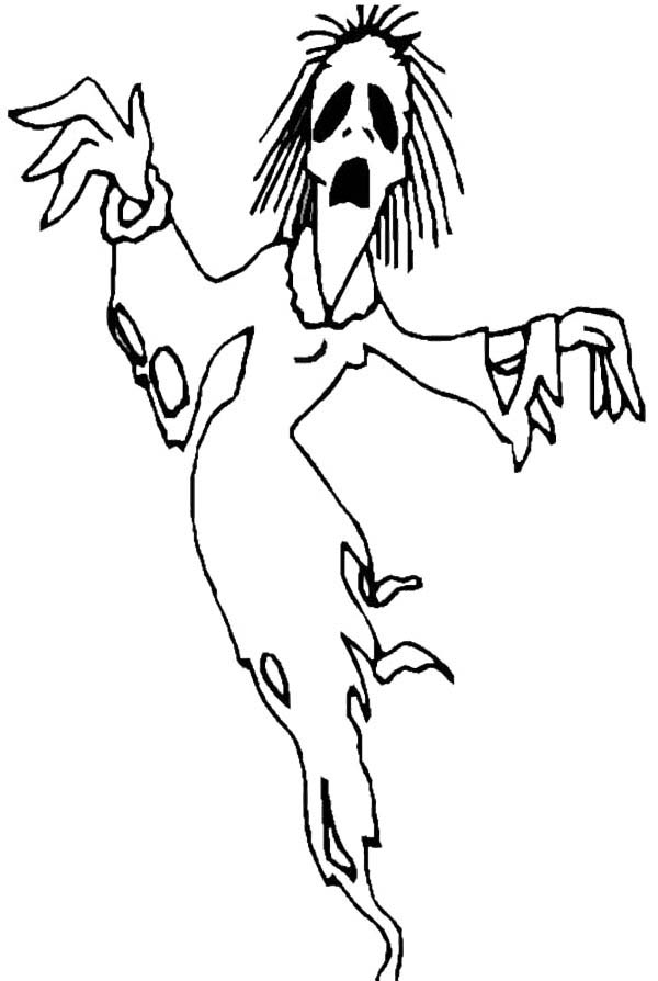 Coloring page: Zombie (Characters) #85740 - Free Printable Coloring Pages