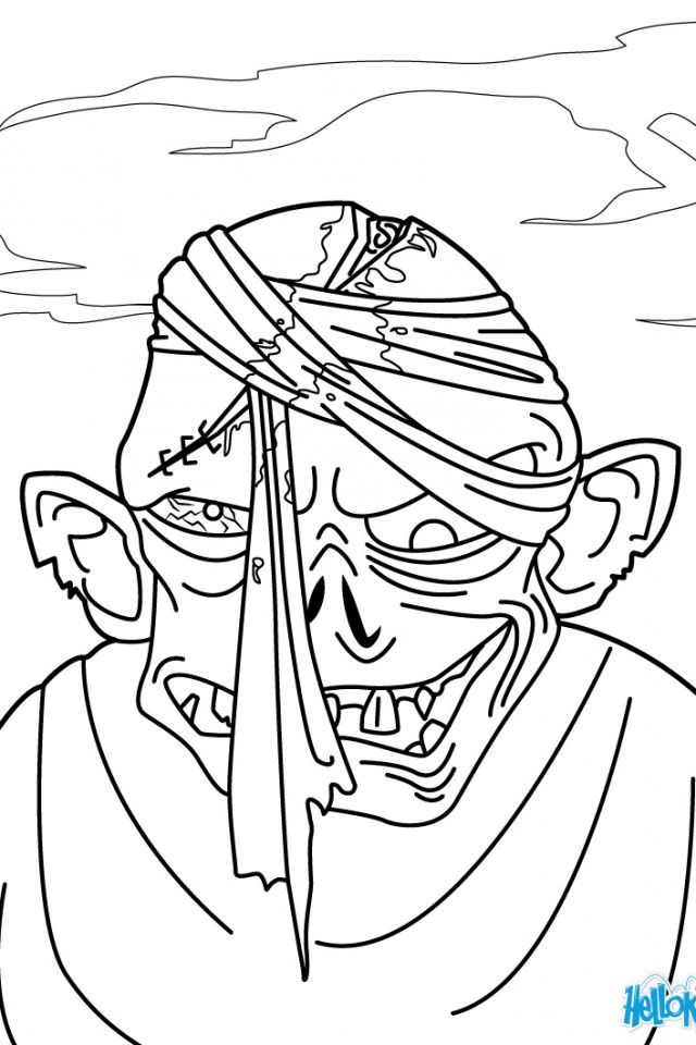 Coloring page: Zombie (Characters) #85745 - Free Printable Coloring Pages