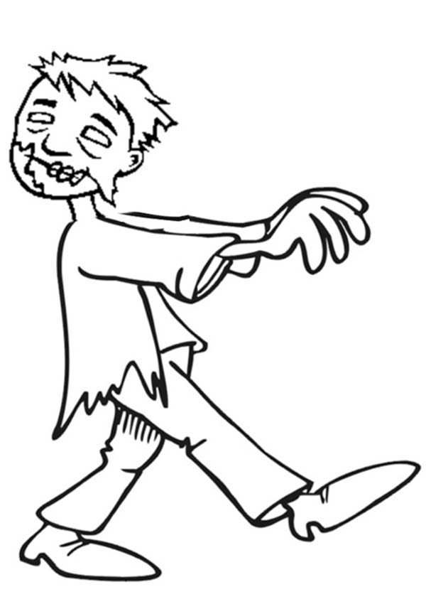 Coloring page: Zombie (Characters) #85801 - Free Printable Coloring Pages