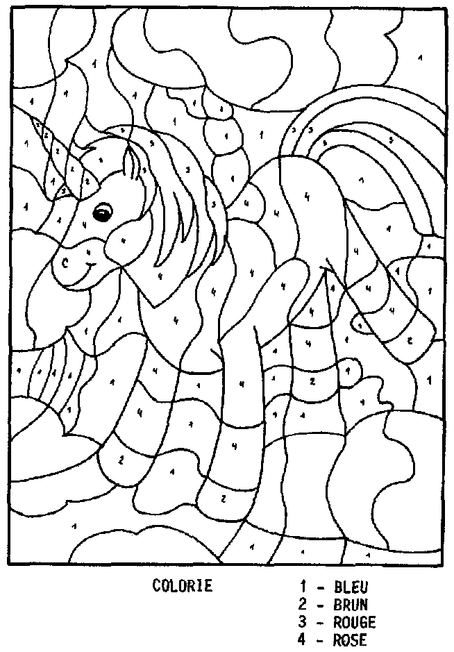 Free printable Coloring by numbers coloring page #125490 from Color by Number collection Free printable Coloring by numbers coloring page #125490 from Color by Number collection