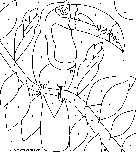 Free printable Coloring by numbers coloring page #125494 from Color by Number collection Free printable Coloring by numbers coloring page #125494 from Color by Number collection