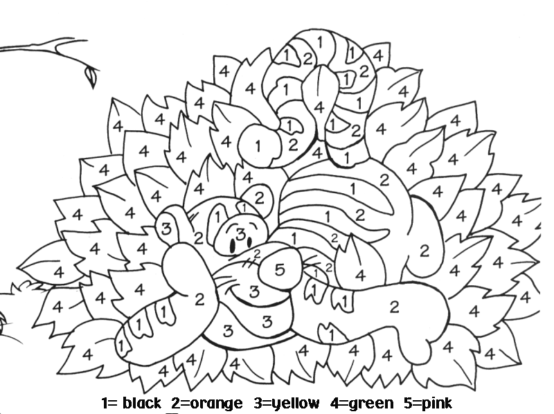 Free printable Coloring by numbers coloring page #125496 from Color by Number collection Free printable Coloring by numbers coloring page #125496 from Color by Number collection