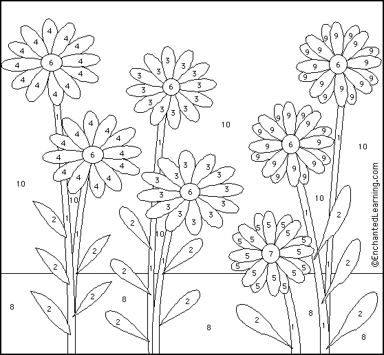 Free printable Coloring by numbers coloring page #125565 from Color by Number collection Free printable Coloring by numbers coloring page #125565 from Color by Number collection