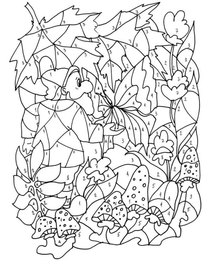 Free printable Flowers Color by Numbers coloring page #177988 from Color by Number collection Free printable Flowers Color by Numbers coloring page #177988 from Color by Number collection