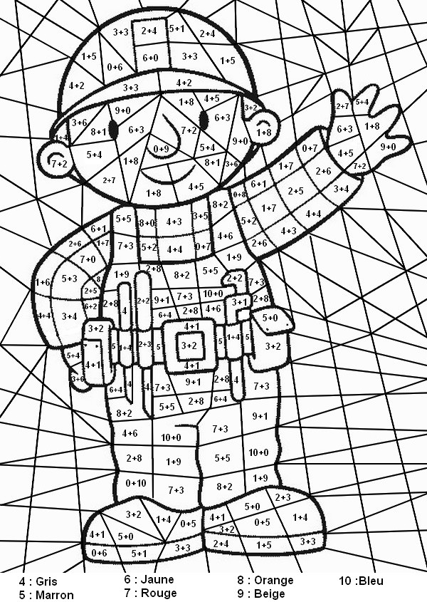 Free printable Magic Coloring coloring page #126091 from Color by Number collection