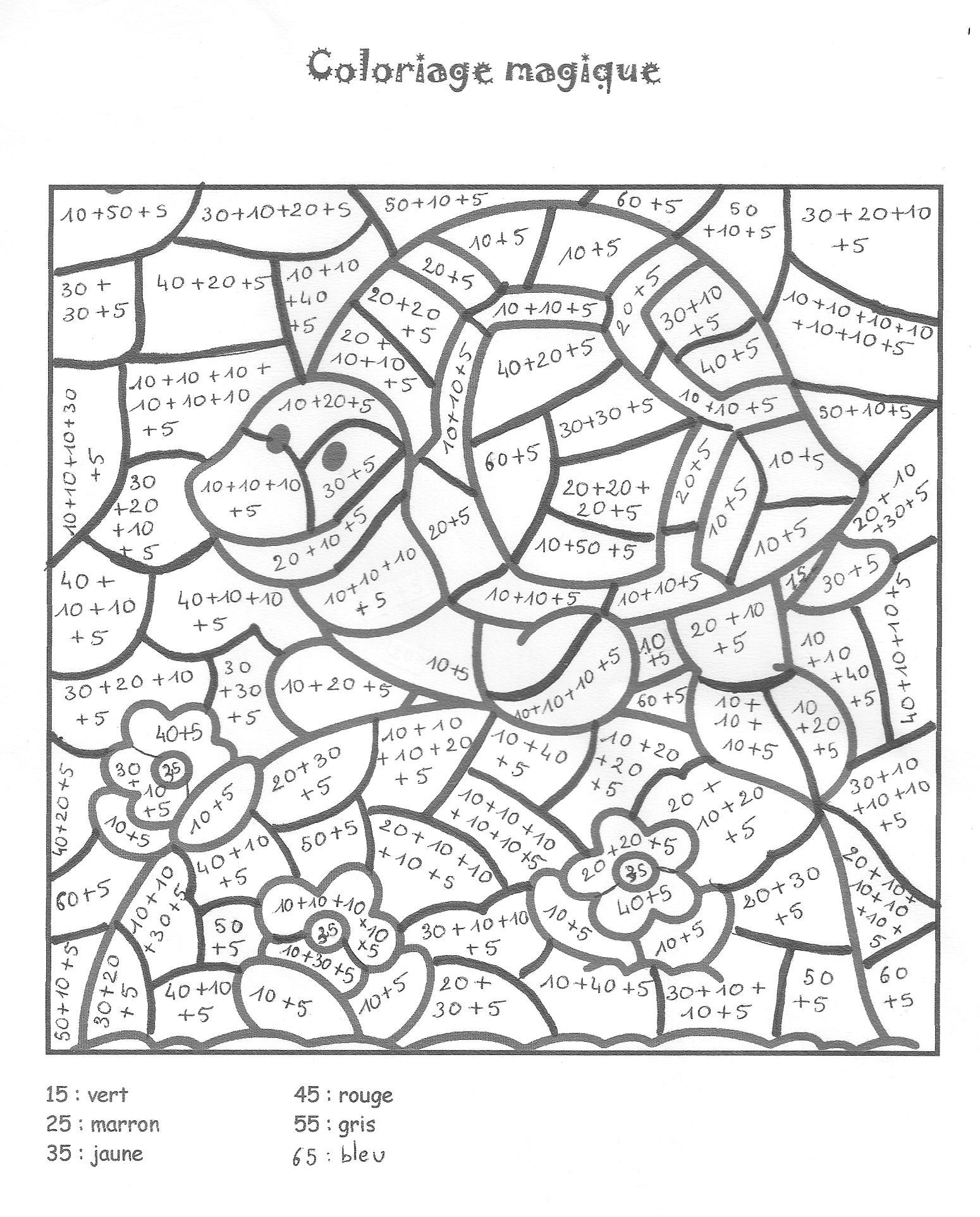 Free printable Magic Coloring coloring page #126098 from Color by Number collection