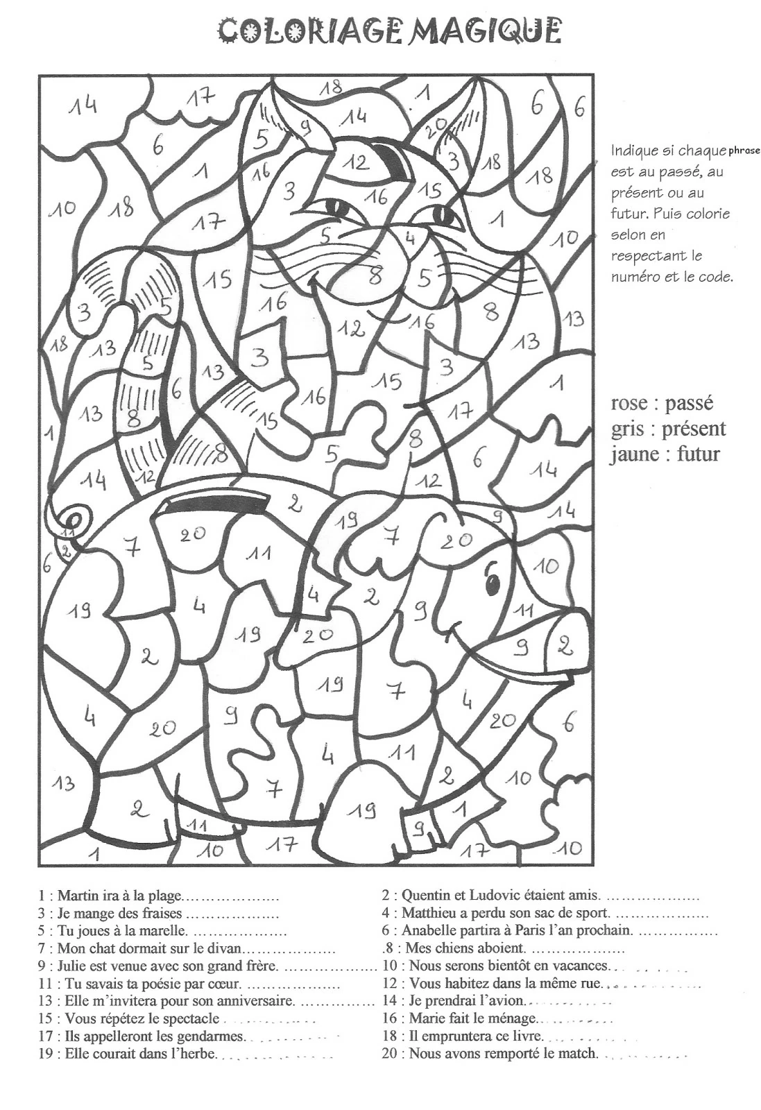 Free printable Magic Coloring coloring page #126102 from Color by Number collection Free printable Magic Coloring coloring page #126102 from Color by Number collection