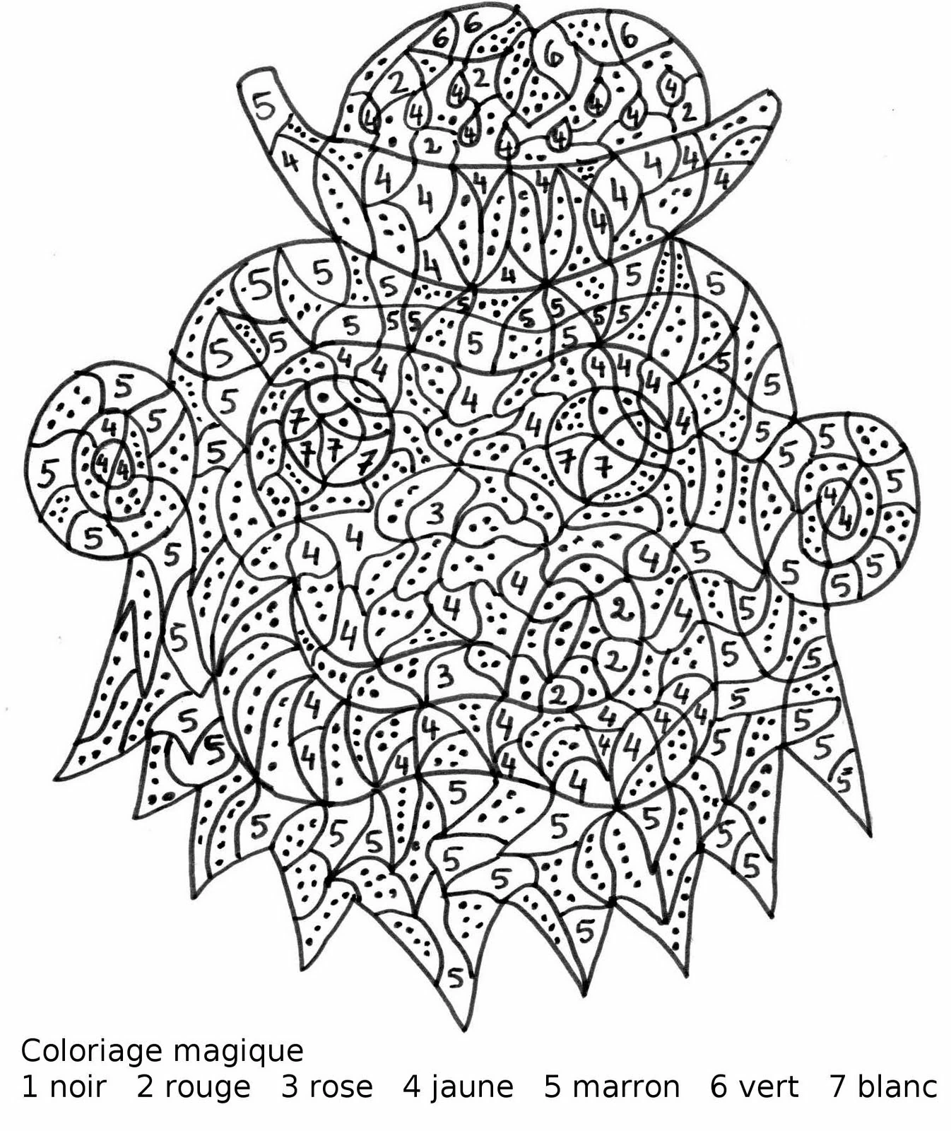 Free printable Magic Coloring coloring page #126162 from Color by Number collection Free printable Magic Coloring coloring page #126162 from Color by Number collection