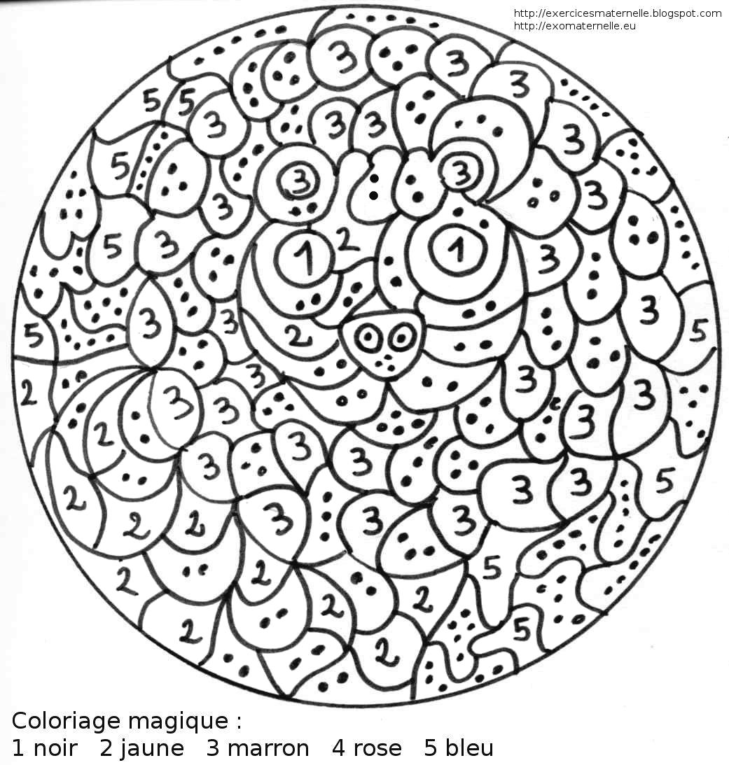 Free printable Magic Coloring coloring page #126197 from Color by Number collection