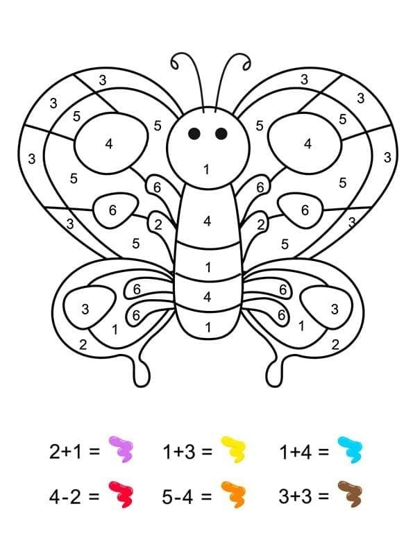 Free printable Magic Coloring Grade 2 coloring page #178339 from Color by Number collection