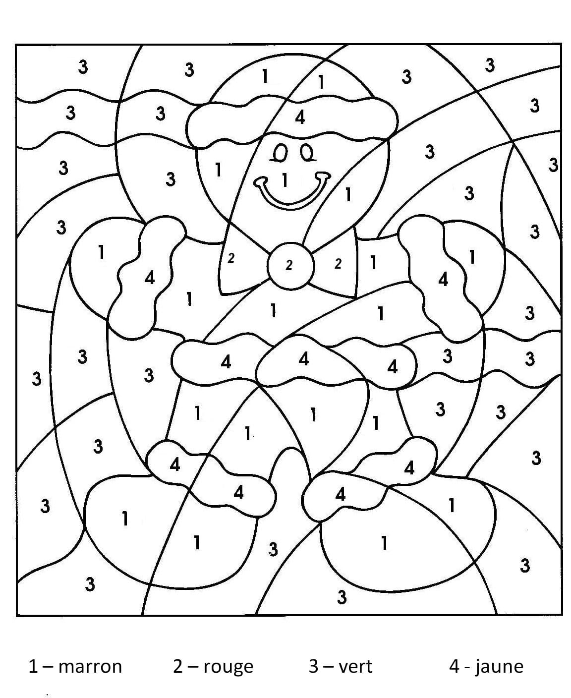 Free printable Magic Coloring Grade 5 coloring page #193223 from Color by Number collection