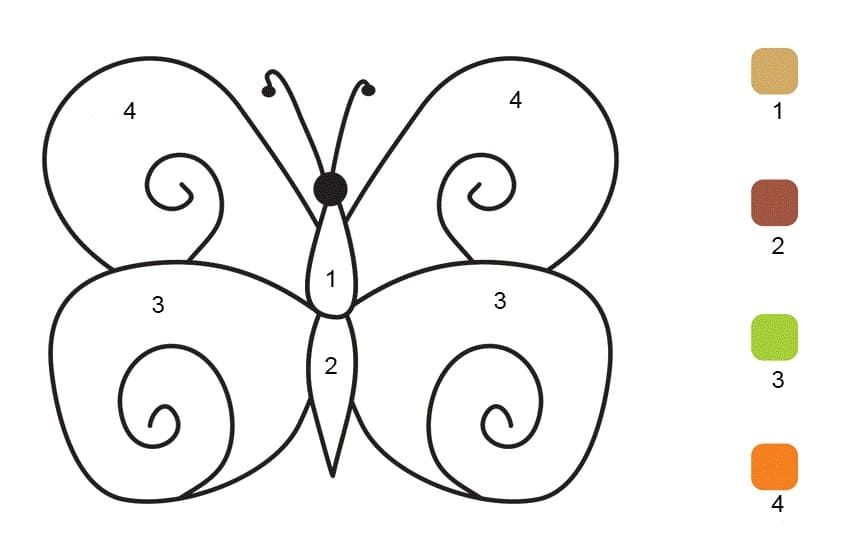 Free printable Magic Coloring Kindergarten coloring page #201536 from Color by Number collection