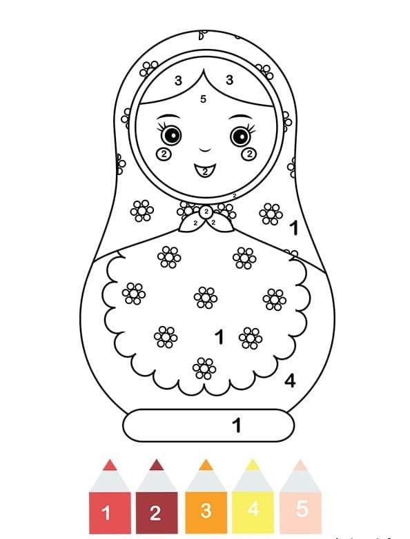 Coloring page: Magic Coloring Kindergarten (Color by Number) #201551 - Free Printable Coloring Pages