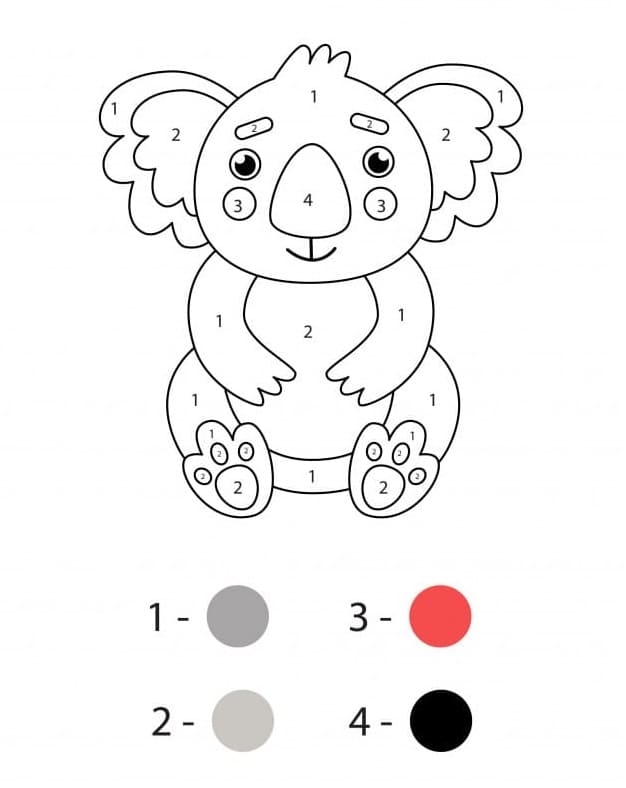 Free printable Magic Easy coloring page #216710 from Color by Number collection