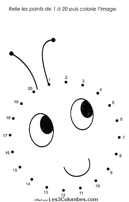 Coloring page: Point to point coloring (Color by Number) #125837 - Free Printable Coloring Pages