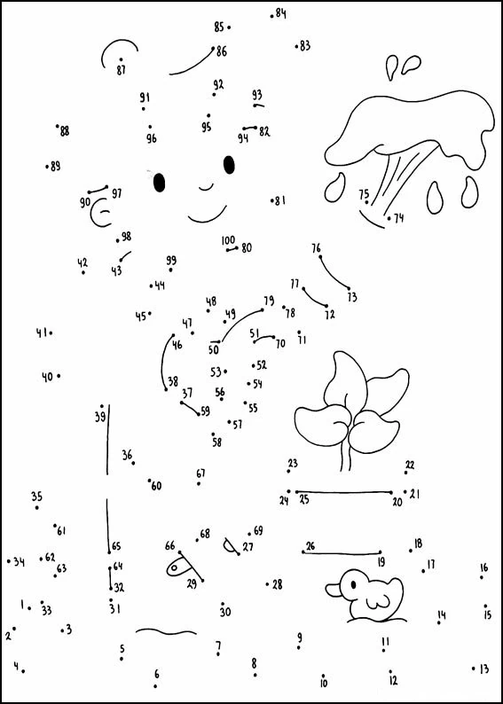 Coloring page: Point to point coloring (Color by Number) #125868 - Free Printable Coloring Pages