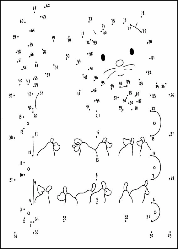 Coloring page: Point to point coloring (Color by Number) #125877 - Free Printable Coloring Pages