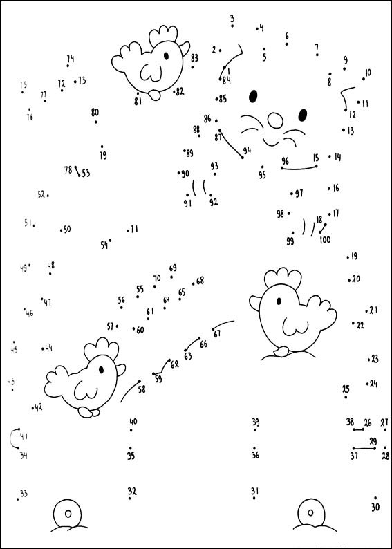 Coloring page: Point to point coloring (Color by Number) #125893 - Free Printable Coloring Pages